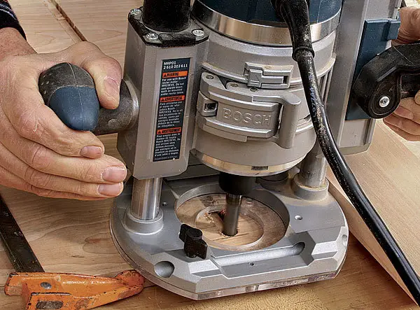 A plunge router